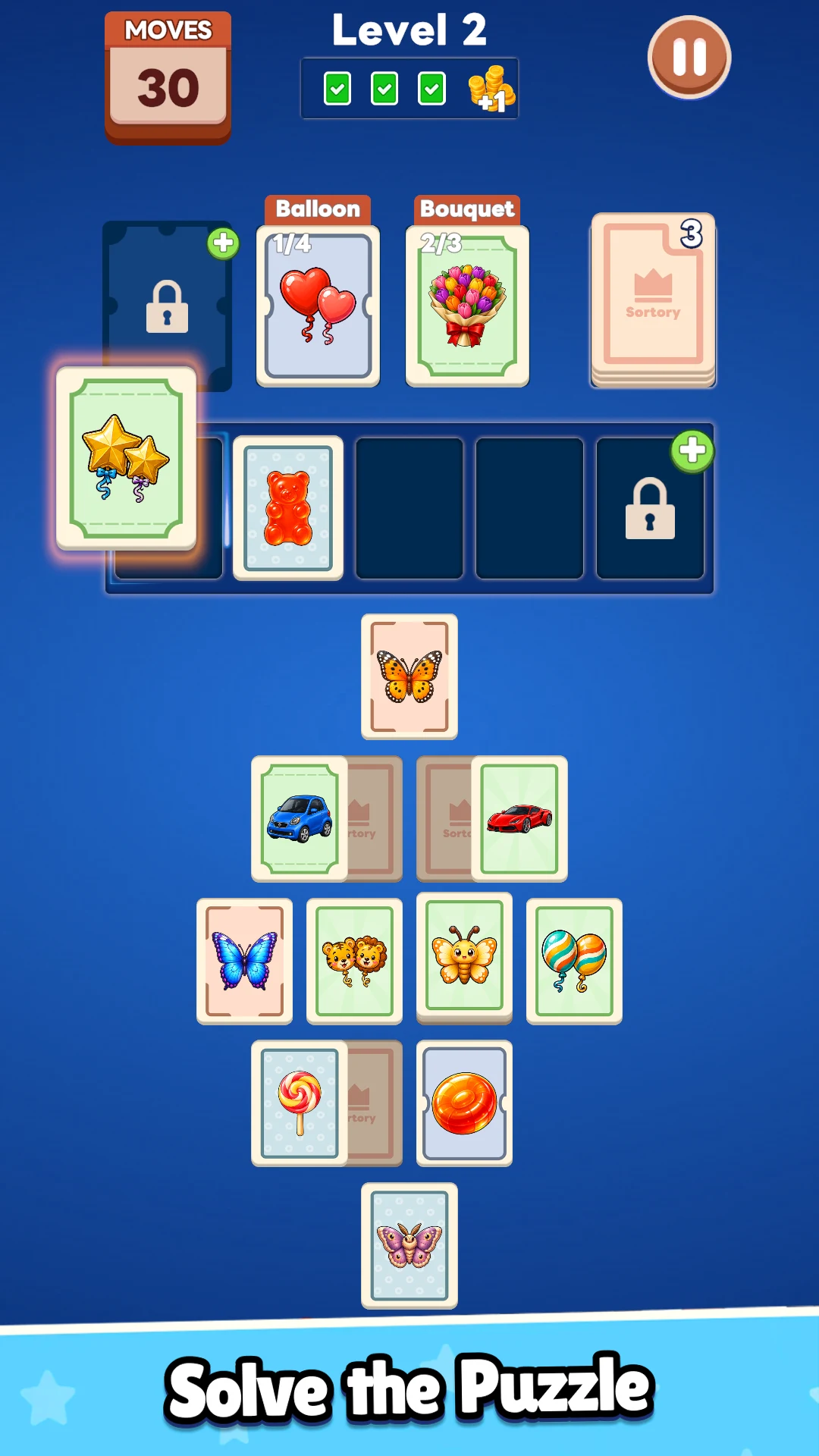 Sortory: Card Match Puzzle screenshot